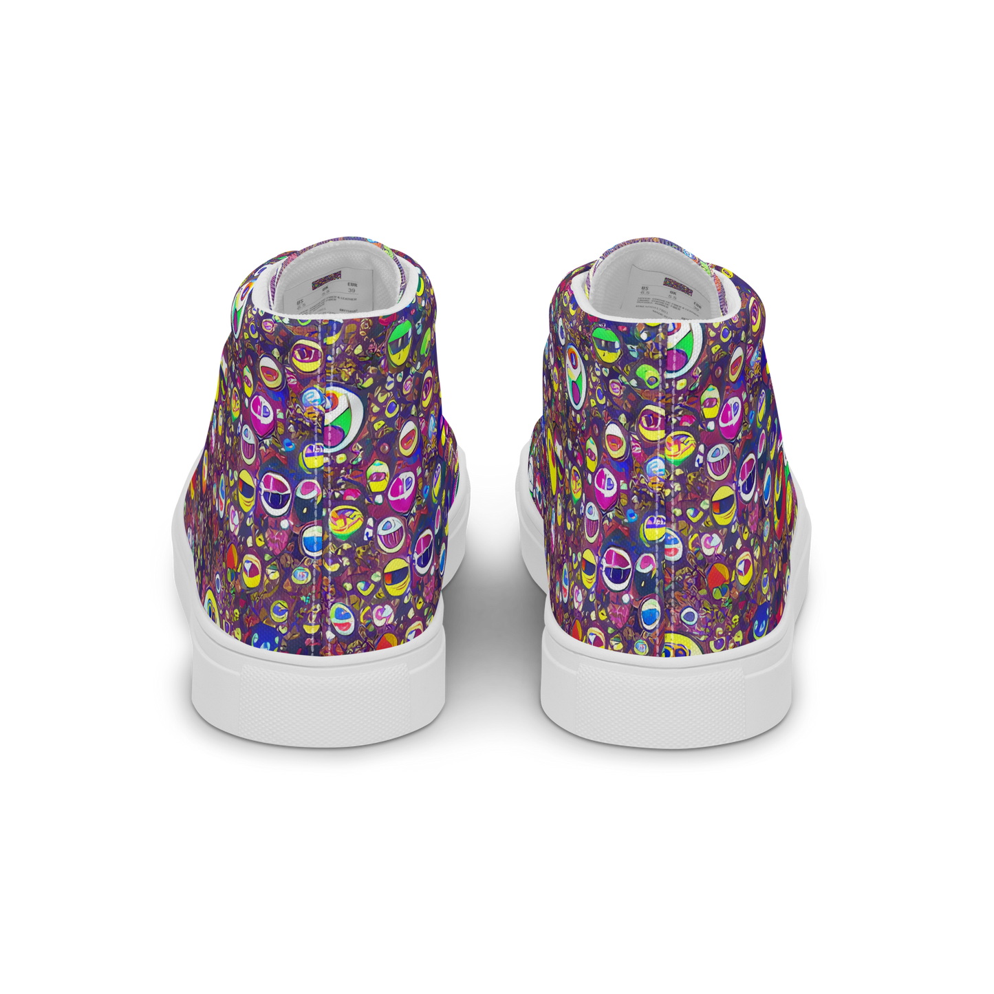 Women's High Top Canvas Shoes - Eyes of Enchantment