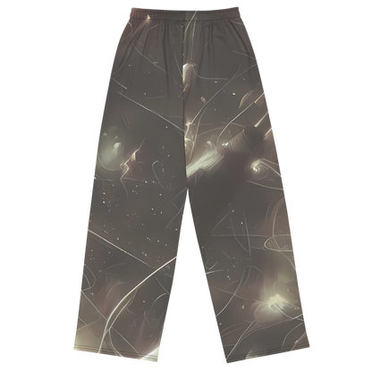 Wide-Leg Pants - Nebula Veins