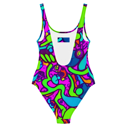 One-Piece Swimsuit - Funky Vortex