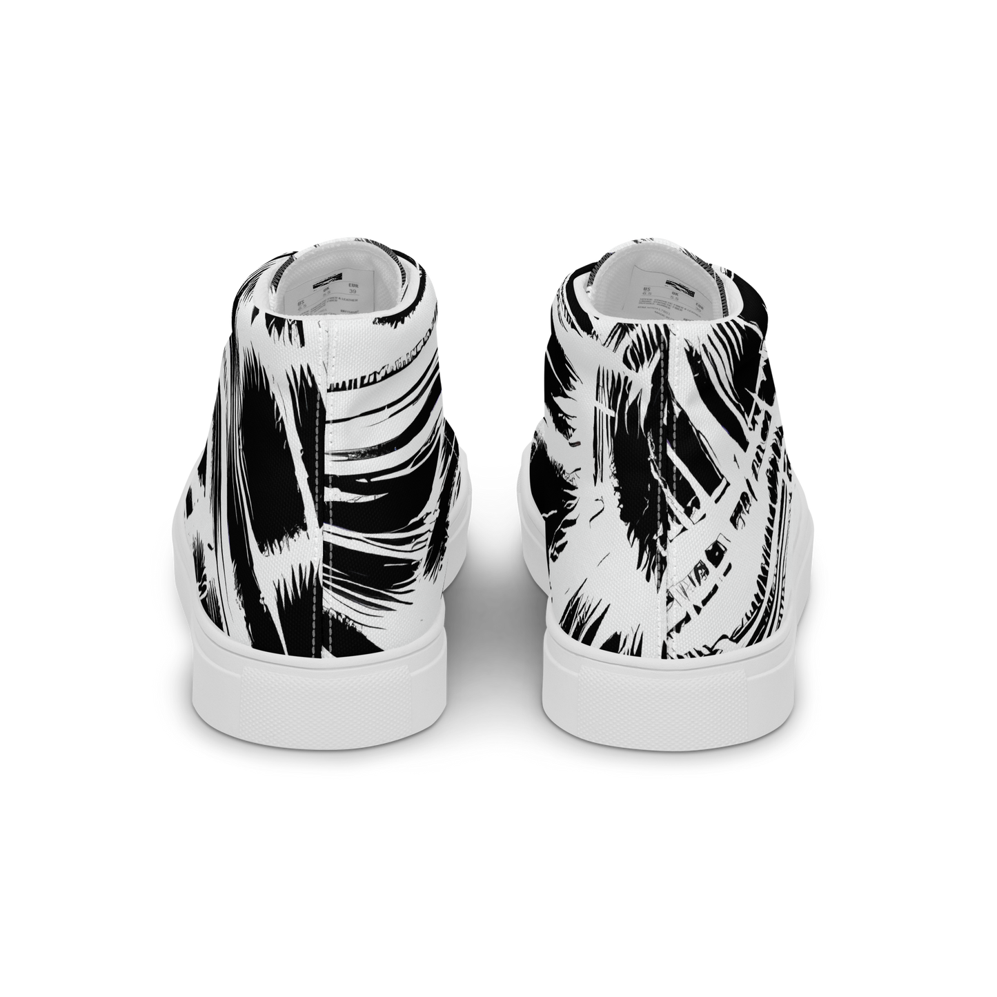 Women's High Top Canvas Shoes - Silent Thunder