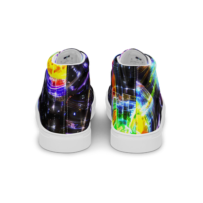 Men's High Top Canvas Shoes - Hirschl's Vortex