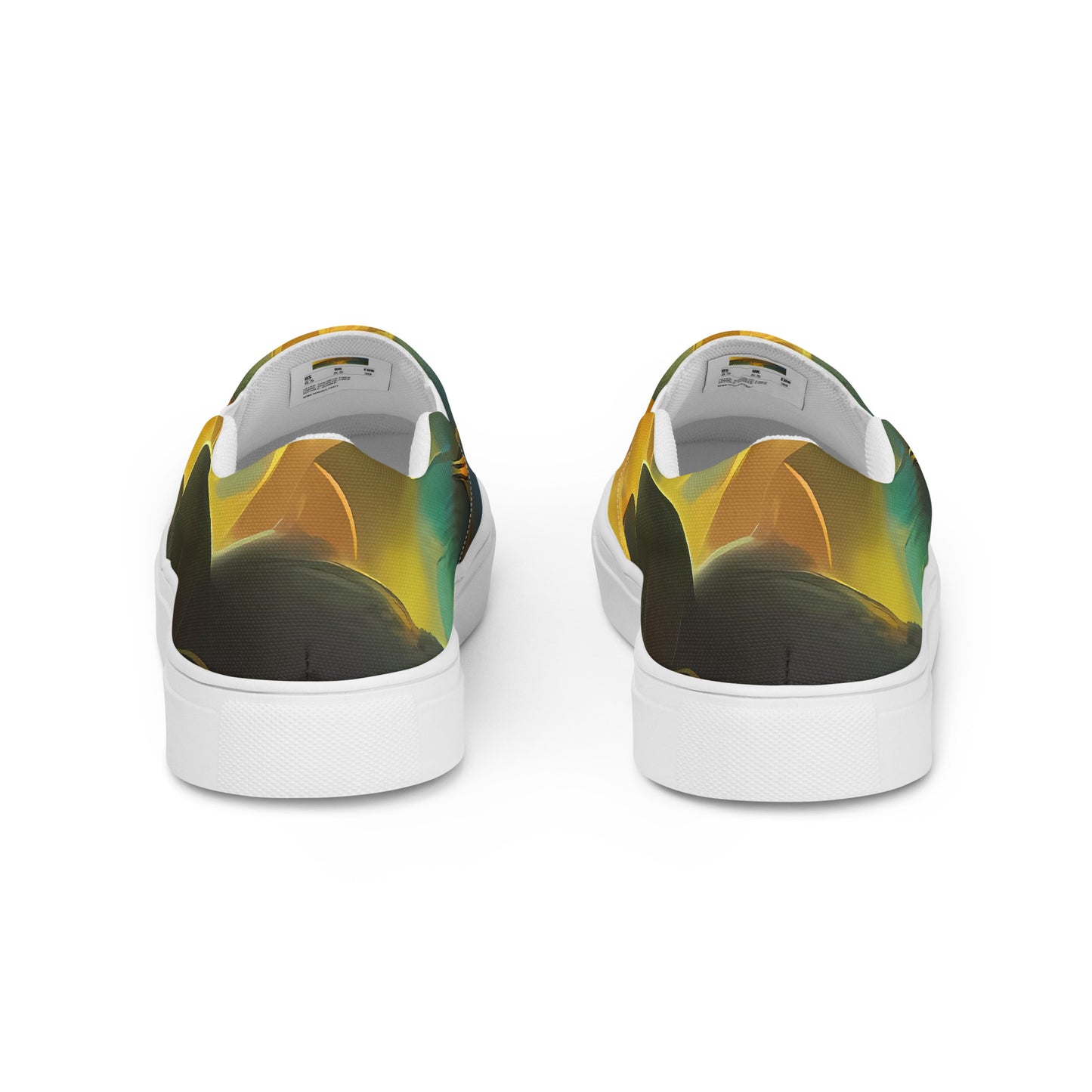 Men's Slip-On Canvas Shoes - Ethereal Glow