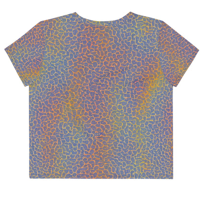 Women's Crop Tee - Martian Gridlock