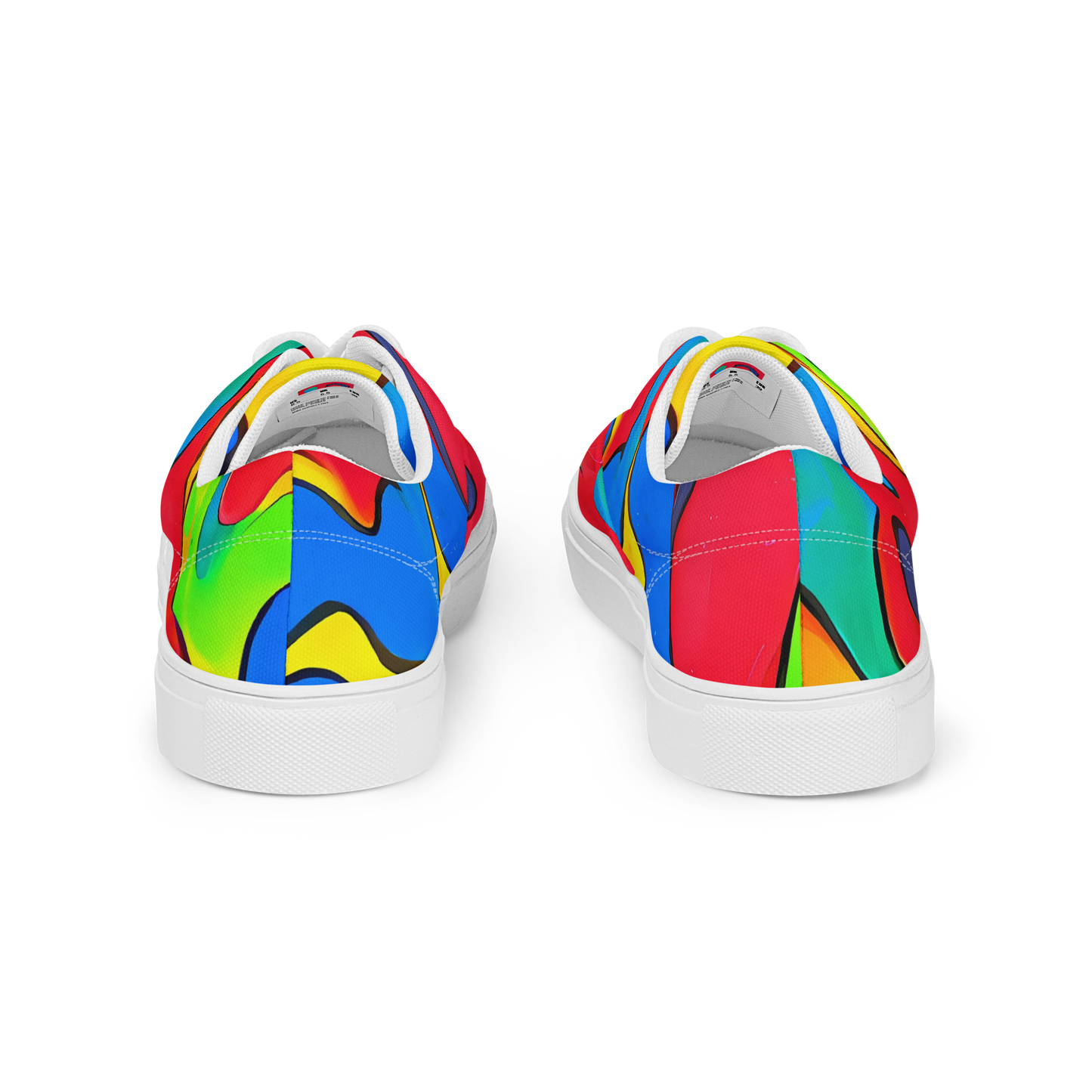 Men's Lace-Up Canvas Shoes - Splash of Joy