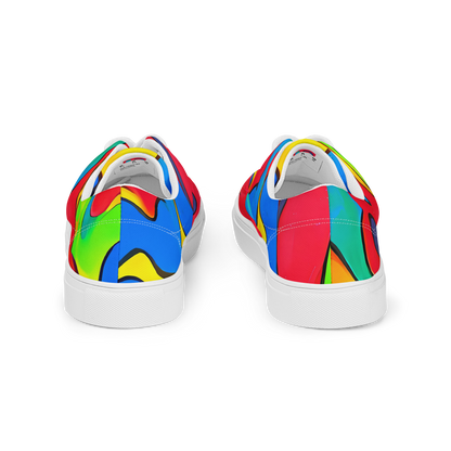 Men's Lace-Up Canvas Shoes - Splash of Joy