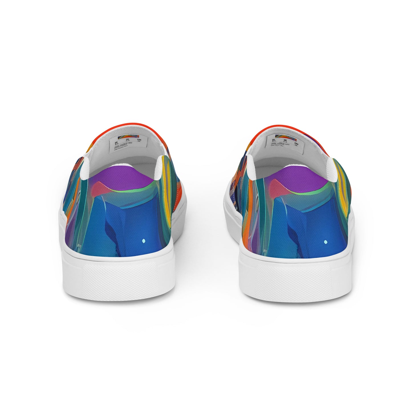 Women's Slip-On Canvas Shoes - Vivid Tangle