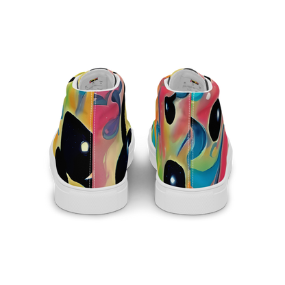 Men's High Top Canvas Shoes - Midday Mirage