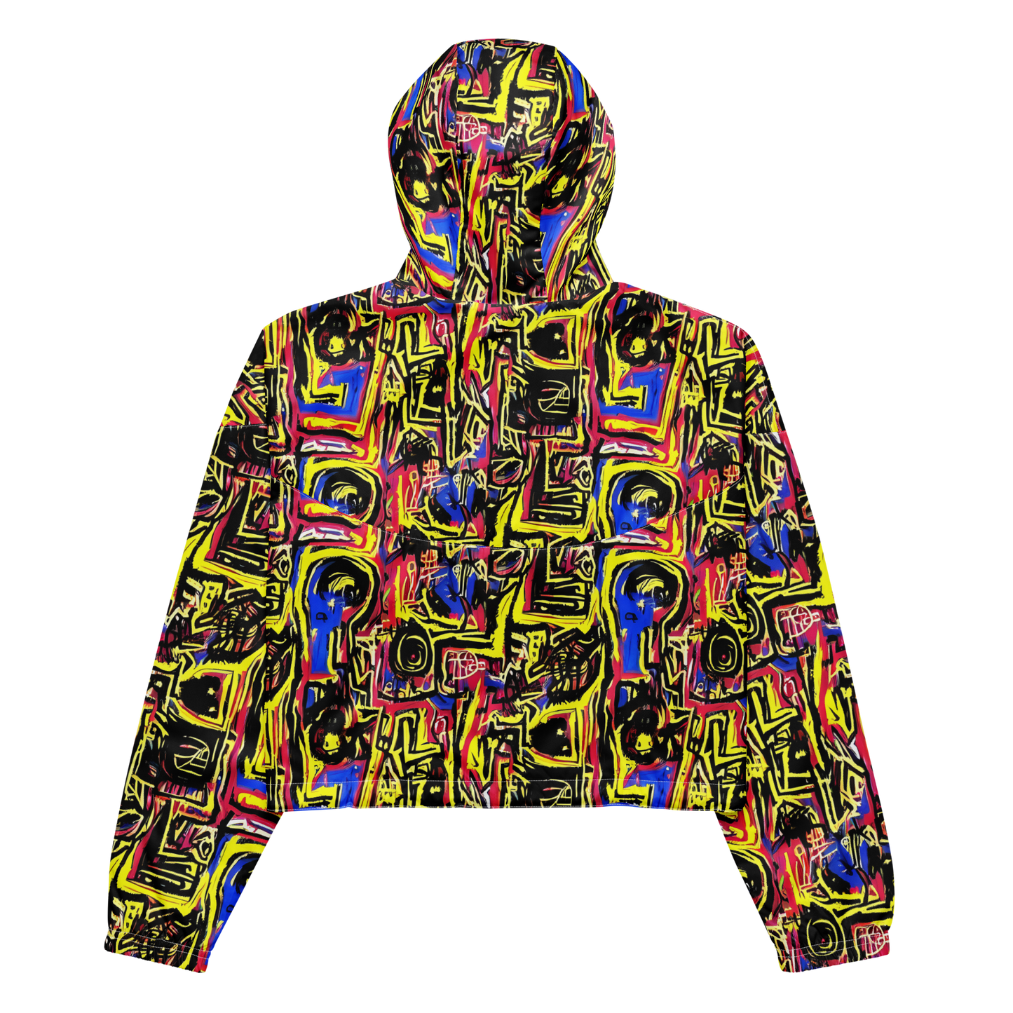 Women's Cropped Windbreaker - Beyond the Canvas