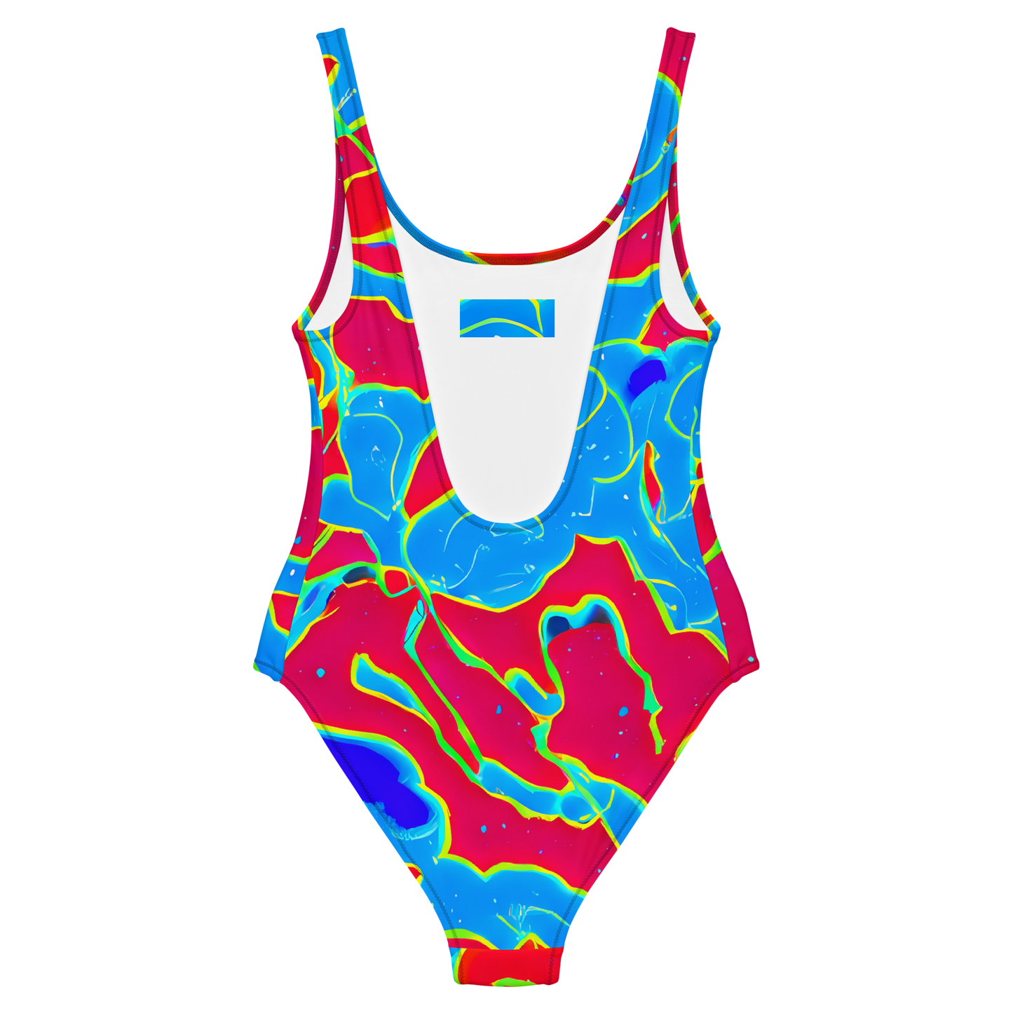 One-Piece Swimsuit - Electric Bloom