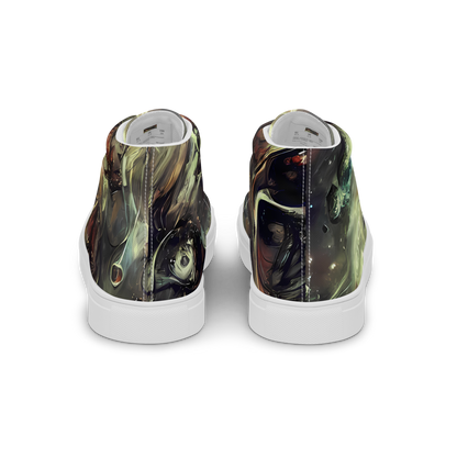 Women's High Top Canvas Shoes - Chaos Crescendo