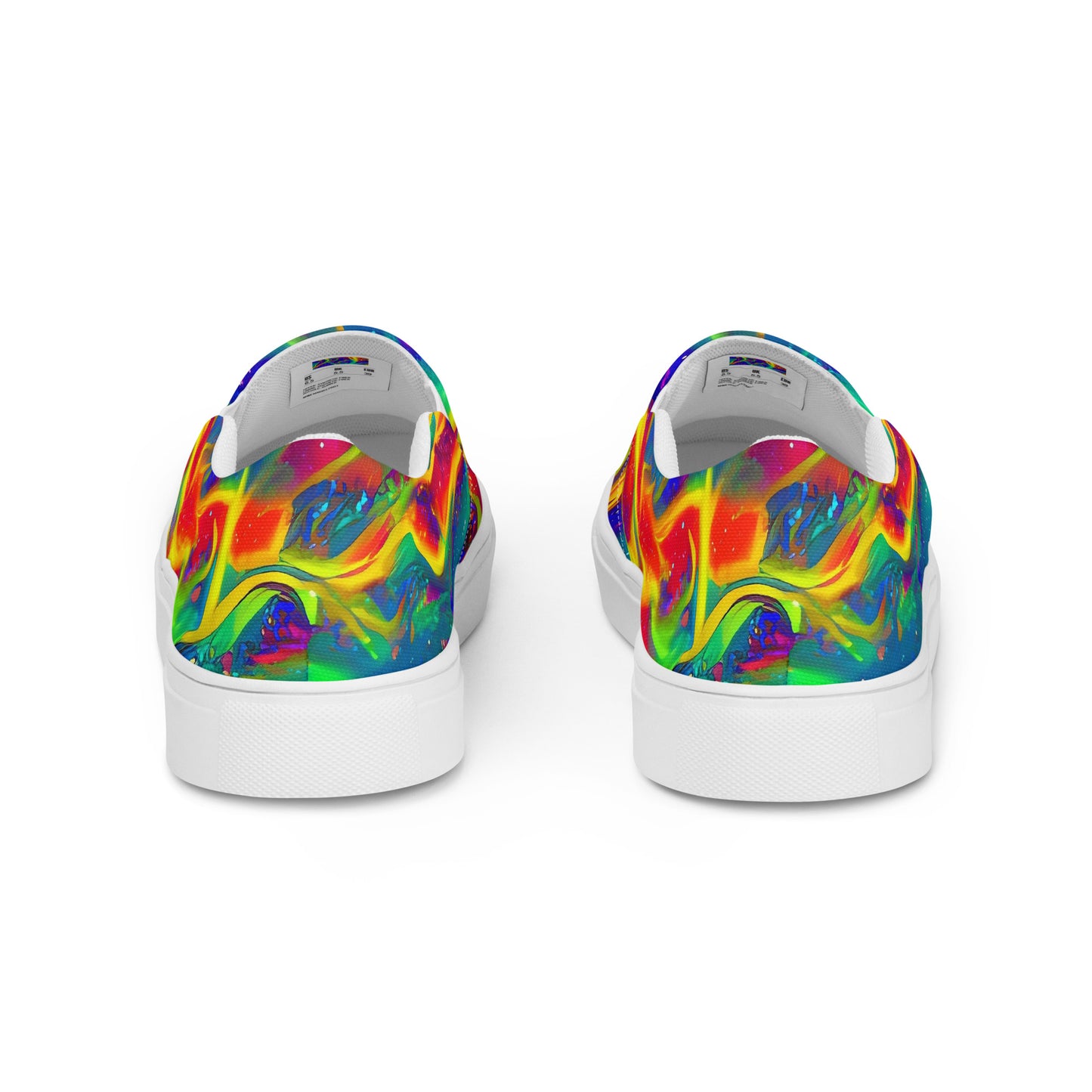 Women's Slip-On Canvas Shoes - Nebula Symphony