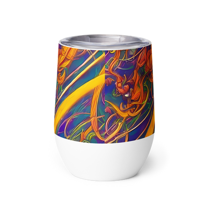 Wine Tumbler - Luminous Whirl