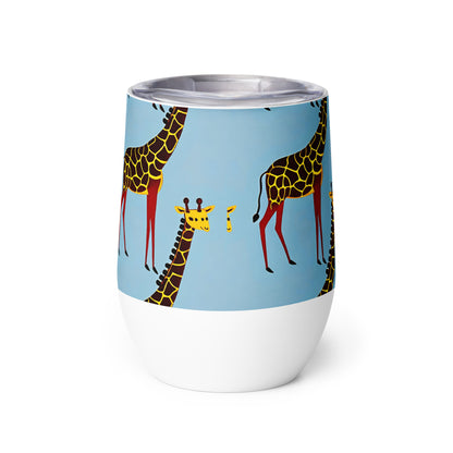 Wine Tumbler - Giraffe Groove