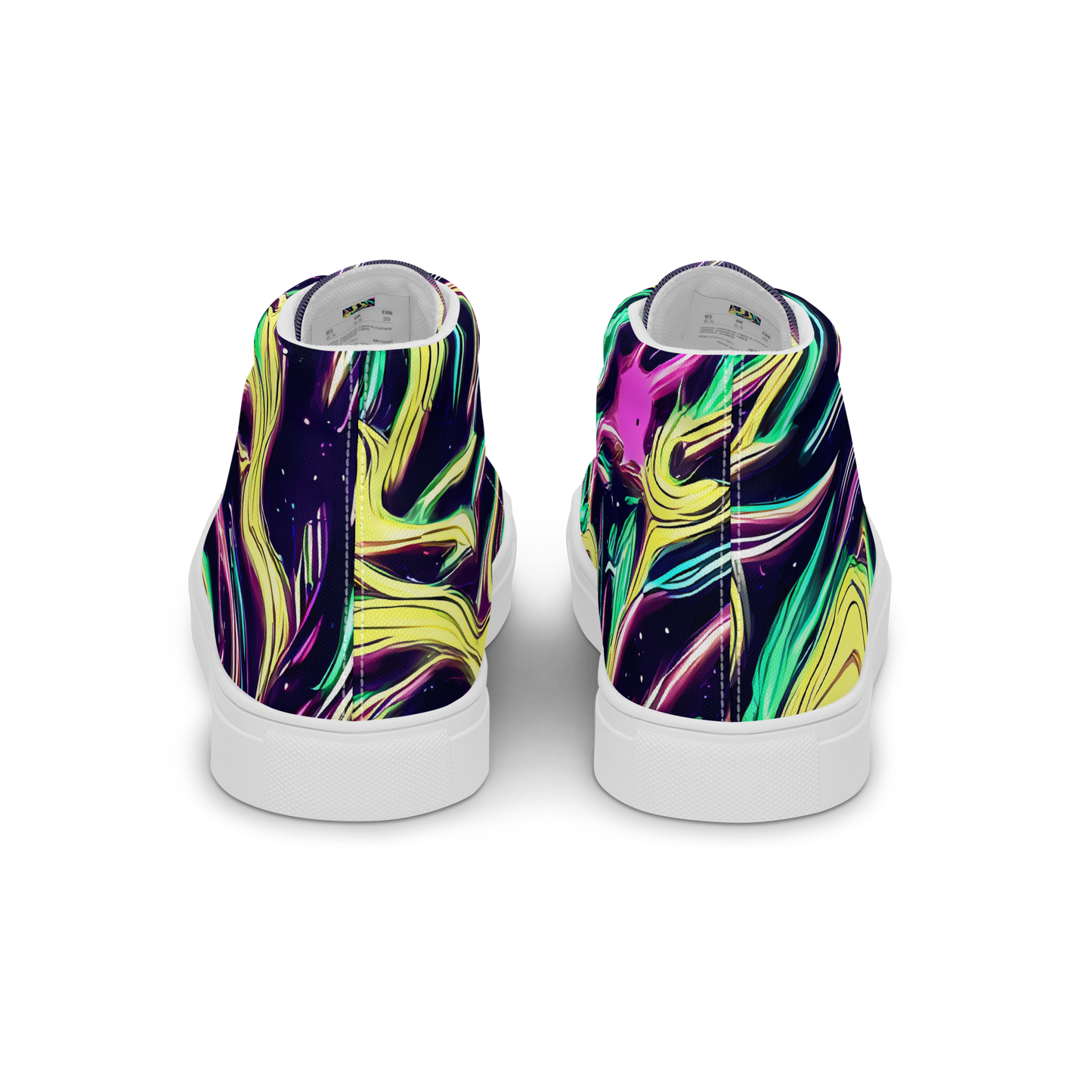 Men's High Top Canvas Shoes - Casson's Whirl