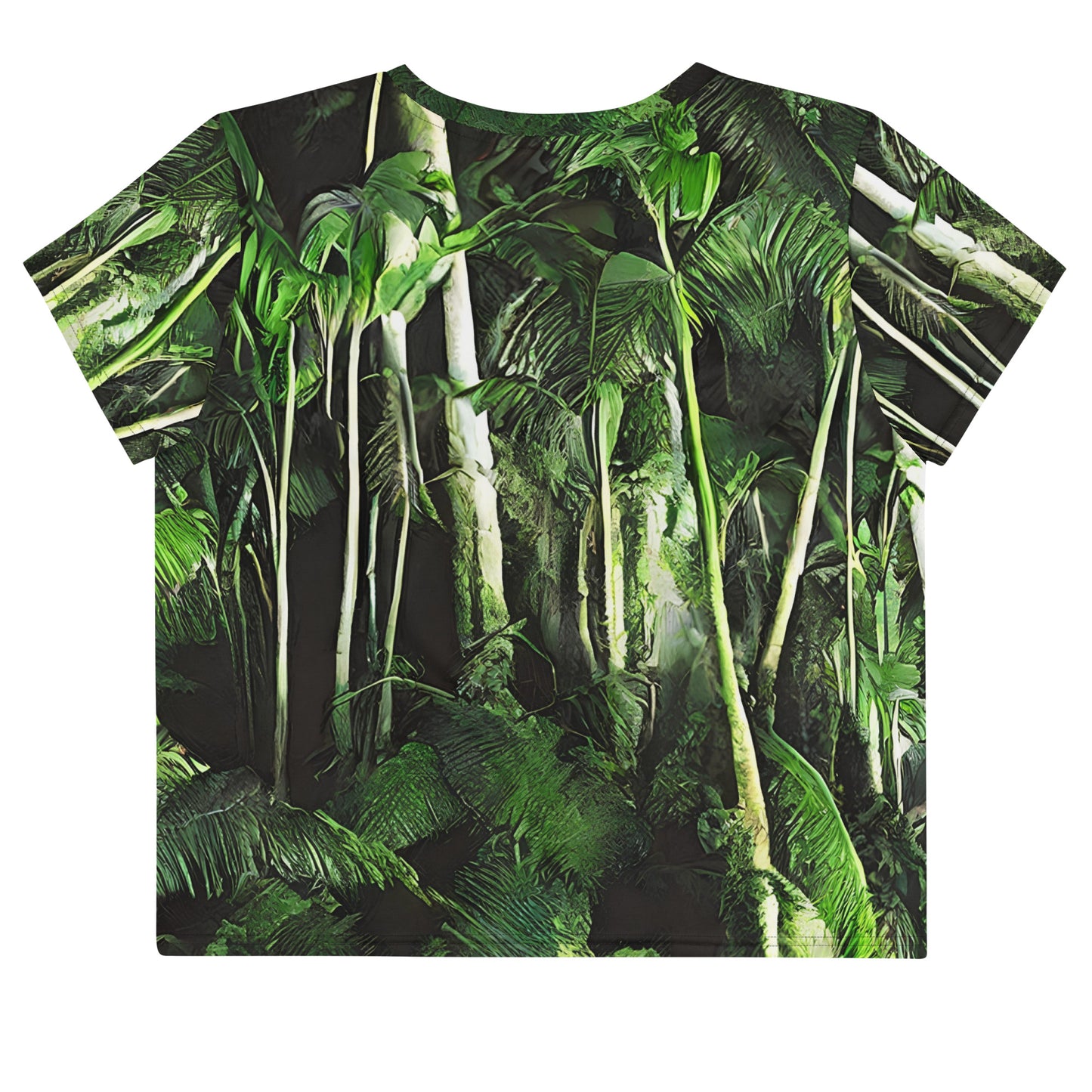 Women's Crop Tee - Emerald Canopy
