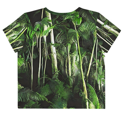 Women's Crop Tee - Emerald Canopy