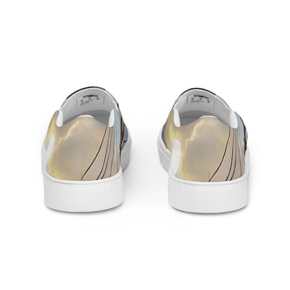 Women's Slip-On Canvas Shoes - Skyward Adventure