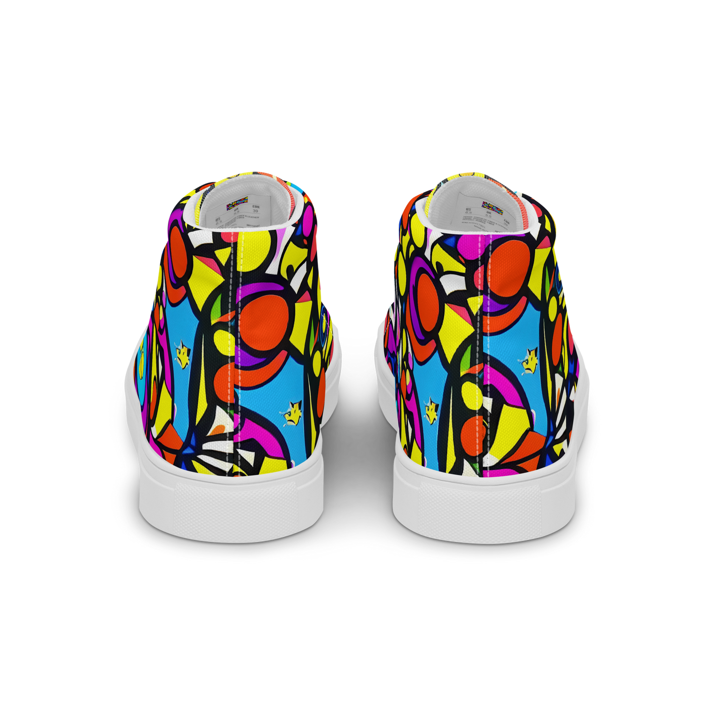 Women's High Top Canvas Shoes - Eclectic Fantasy