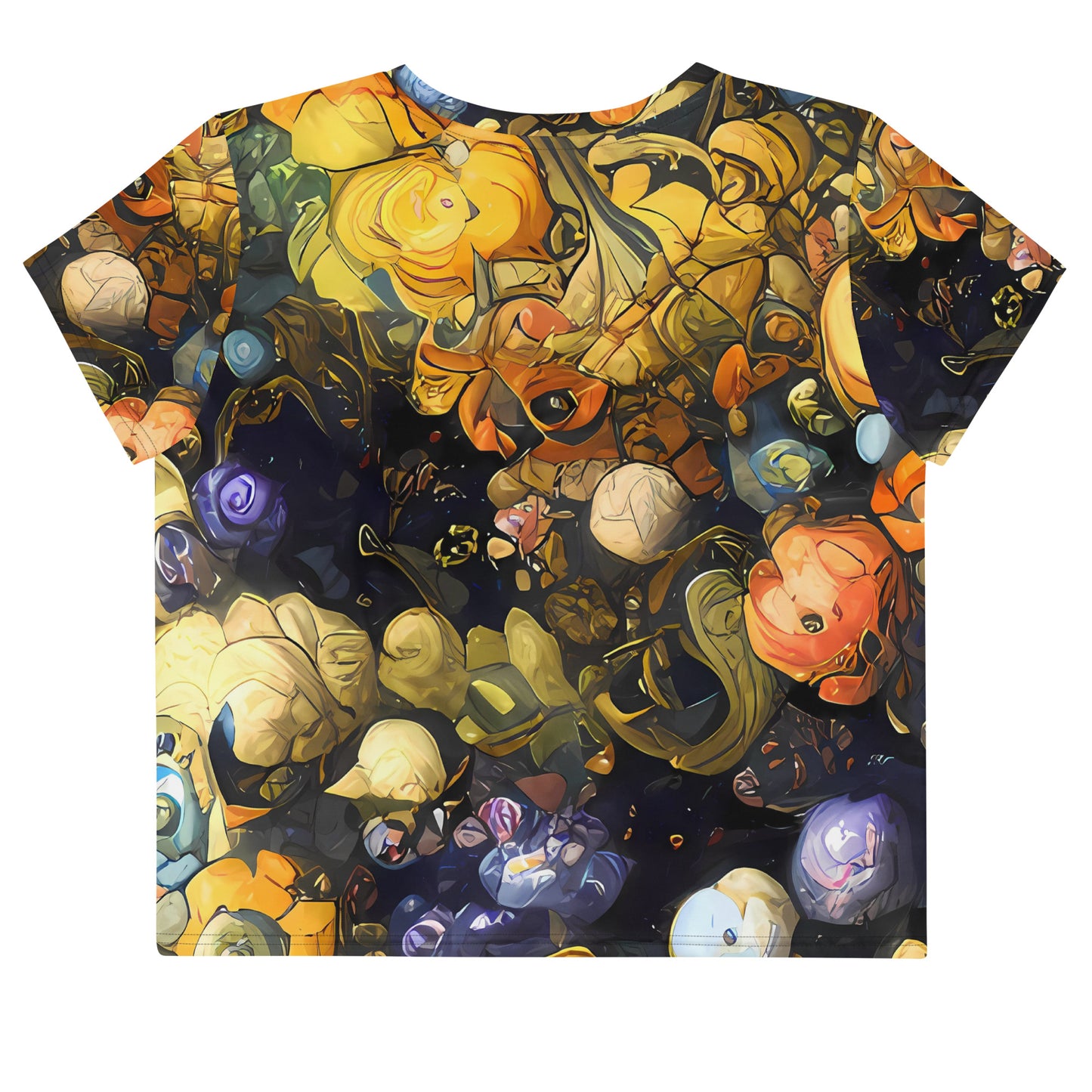 Women's Crop Tee - Baroque Blossom