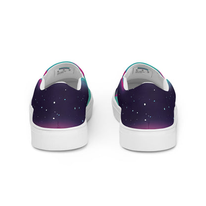 Men's Slip-On Canvas Shoes - Astro Pop