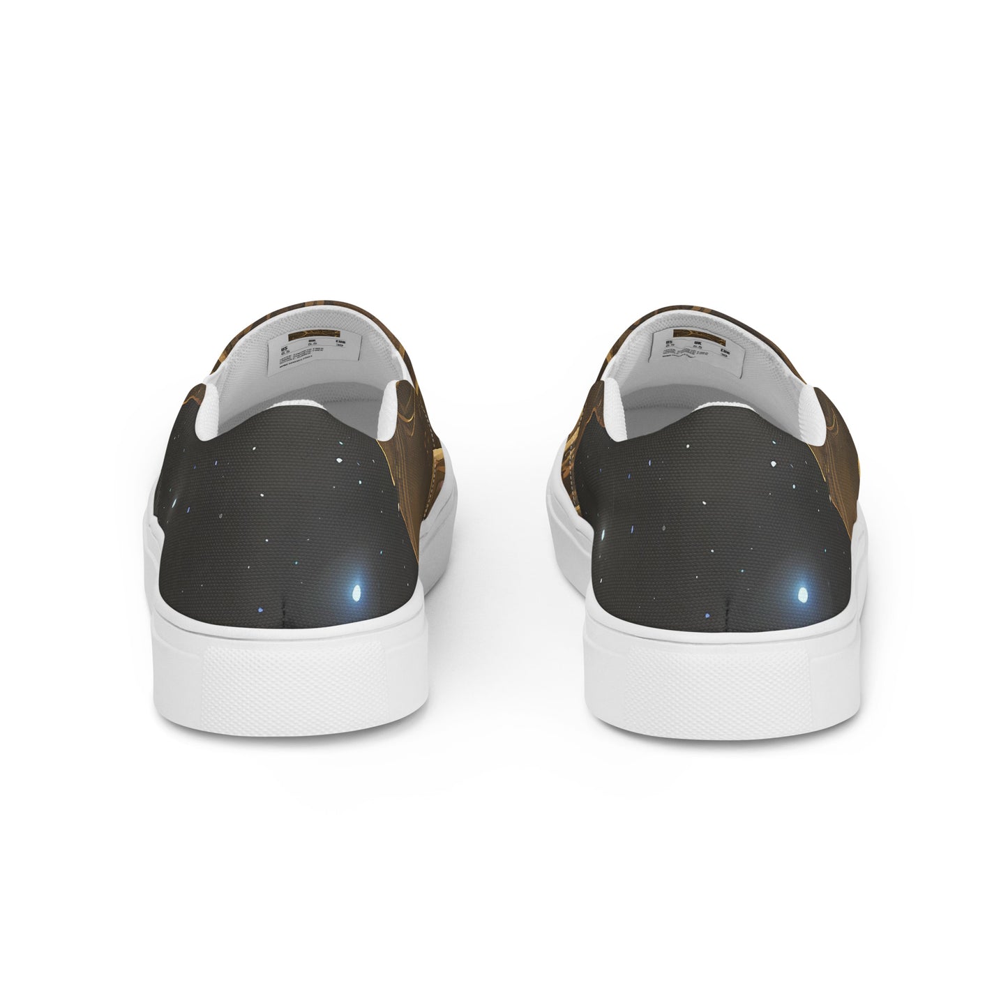 Women's Slip-On Canvas Shoes - Gilded Reverie