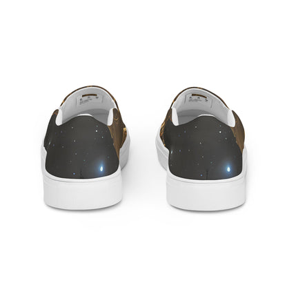 Women's Slip-On Canvas Shoes - Gilded Reverie