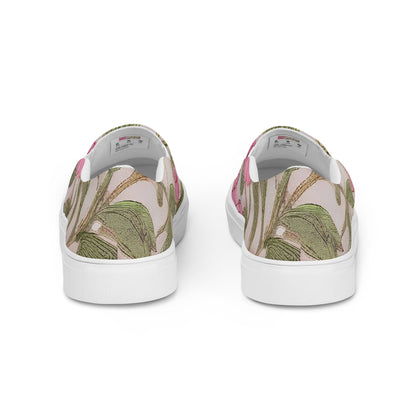 Women's Slip-On Canvas Shoes - Blossom Symphony