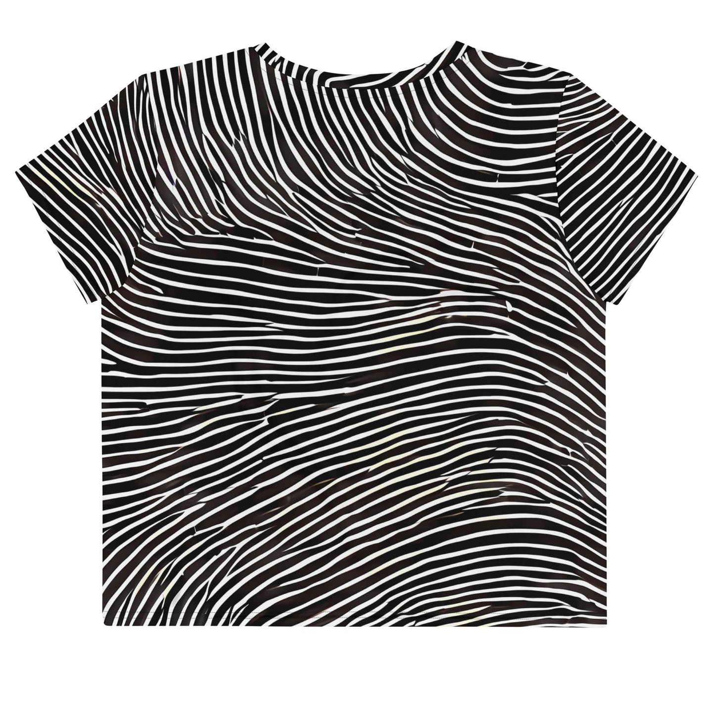 Women's Crop Tee - Silent Currents