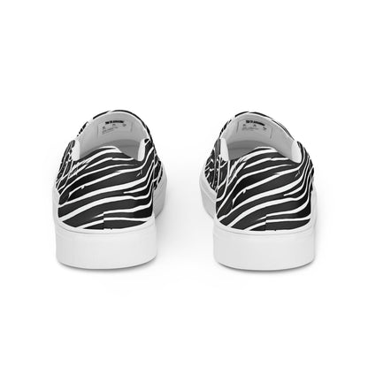 Women's Slip-On Canvas Shoes - Silver Echo