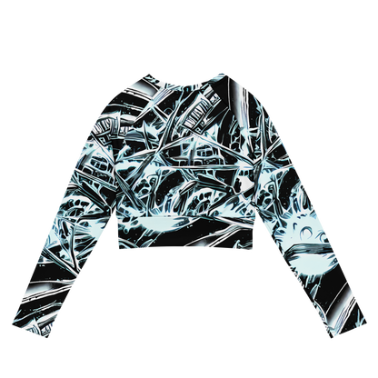 Long Sleeve Crop Top - Frosted Infusion