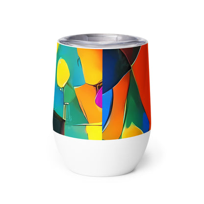 Wine Tumbler - Galactic Jigsaw