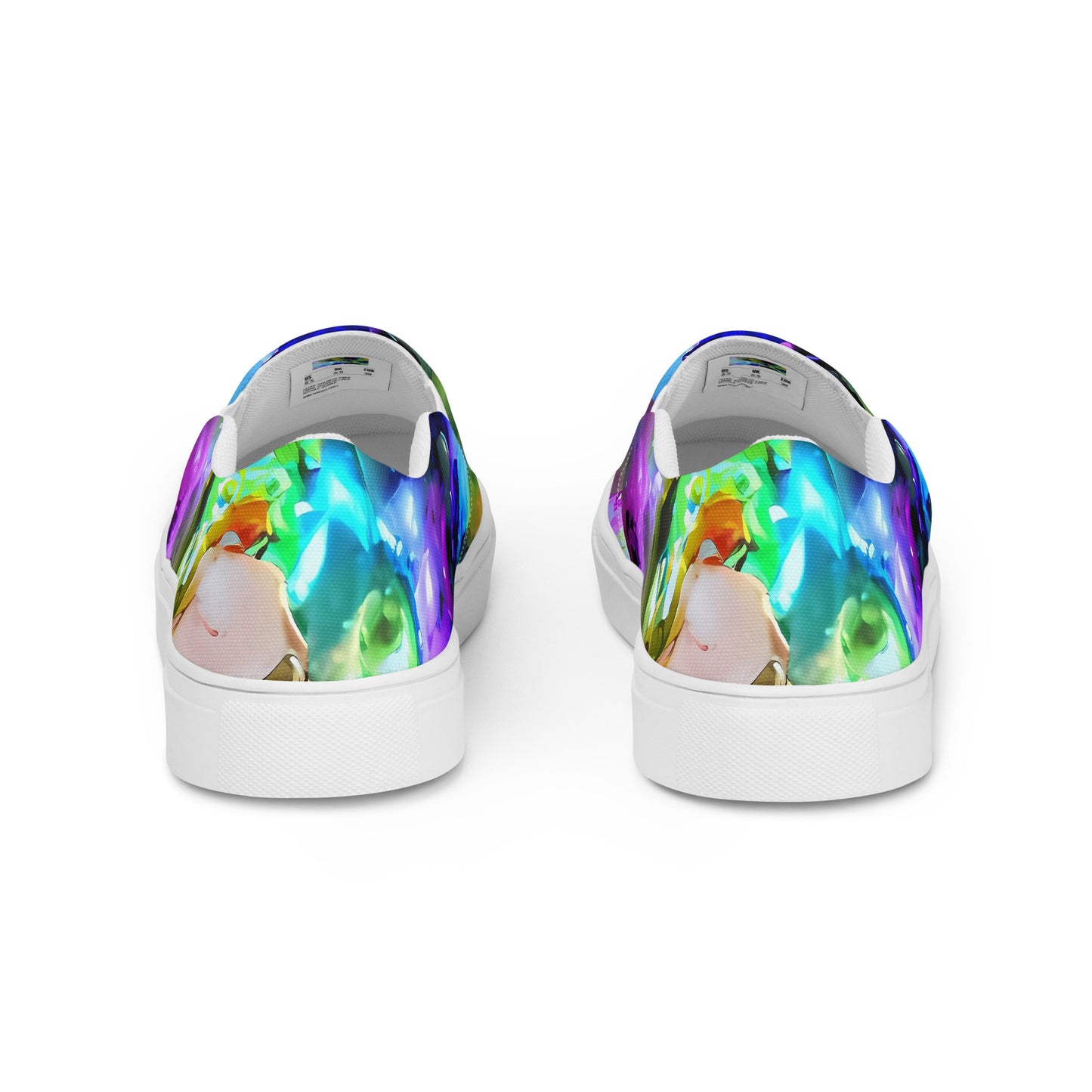 Women's Slip-On Canvas Shoes - Fantasy Spiral