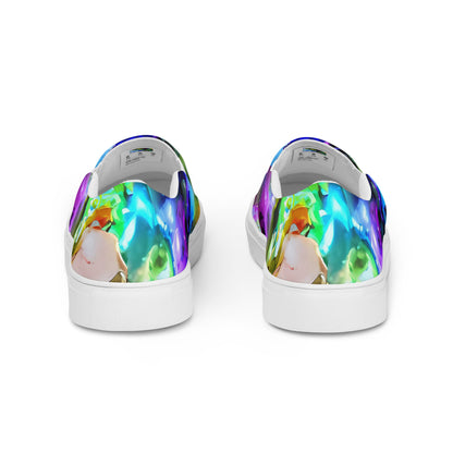 Women's Slip-On Canvas Shoes - Fantasy Spiral