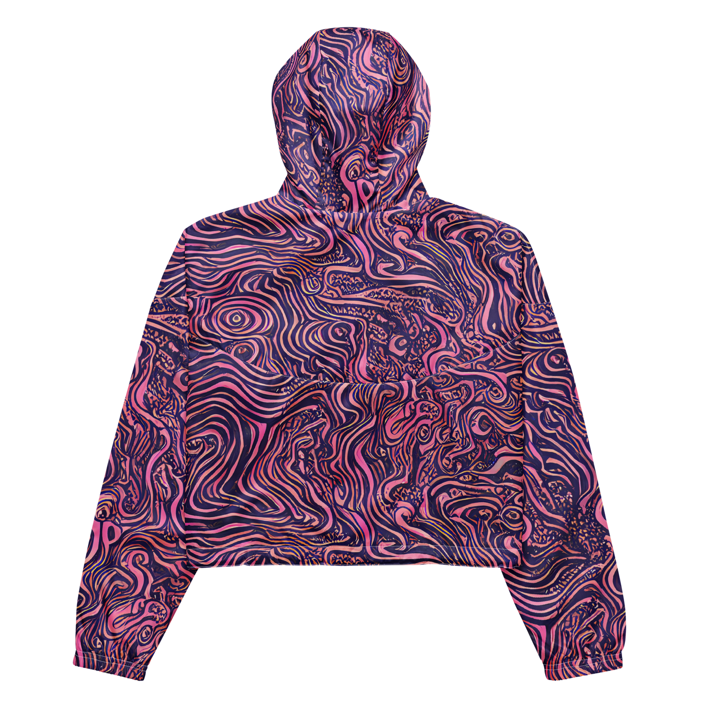 Women's Cropped Windbreaker - Ethereal Etch