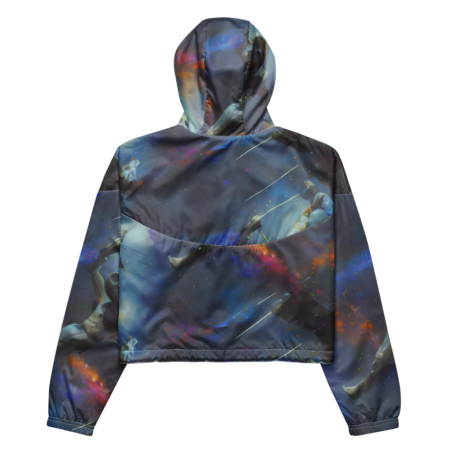 Women's Cropped Windbreaker - Gravity's Palette