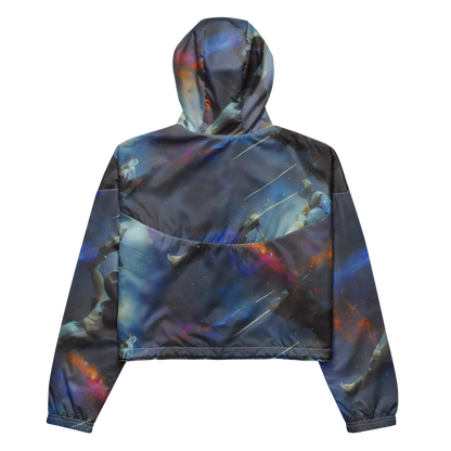 Women's Cropped Windbreaker - Gravity's Palette