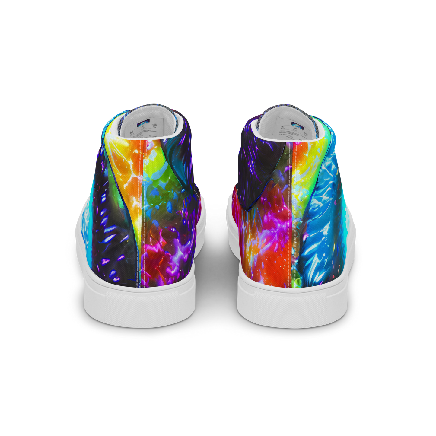 Women's High Top Canvas Shoes - Vriesian Vortex