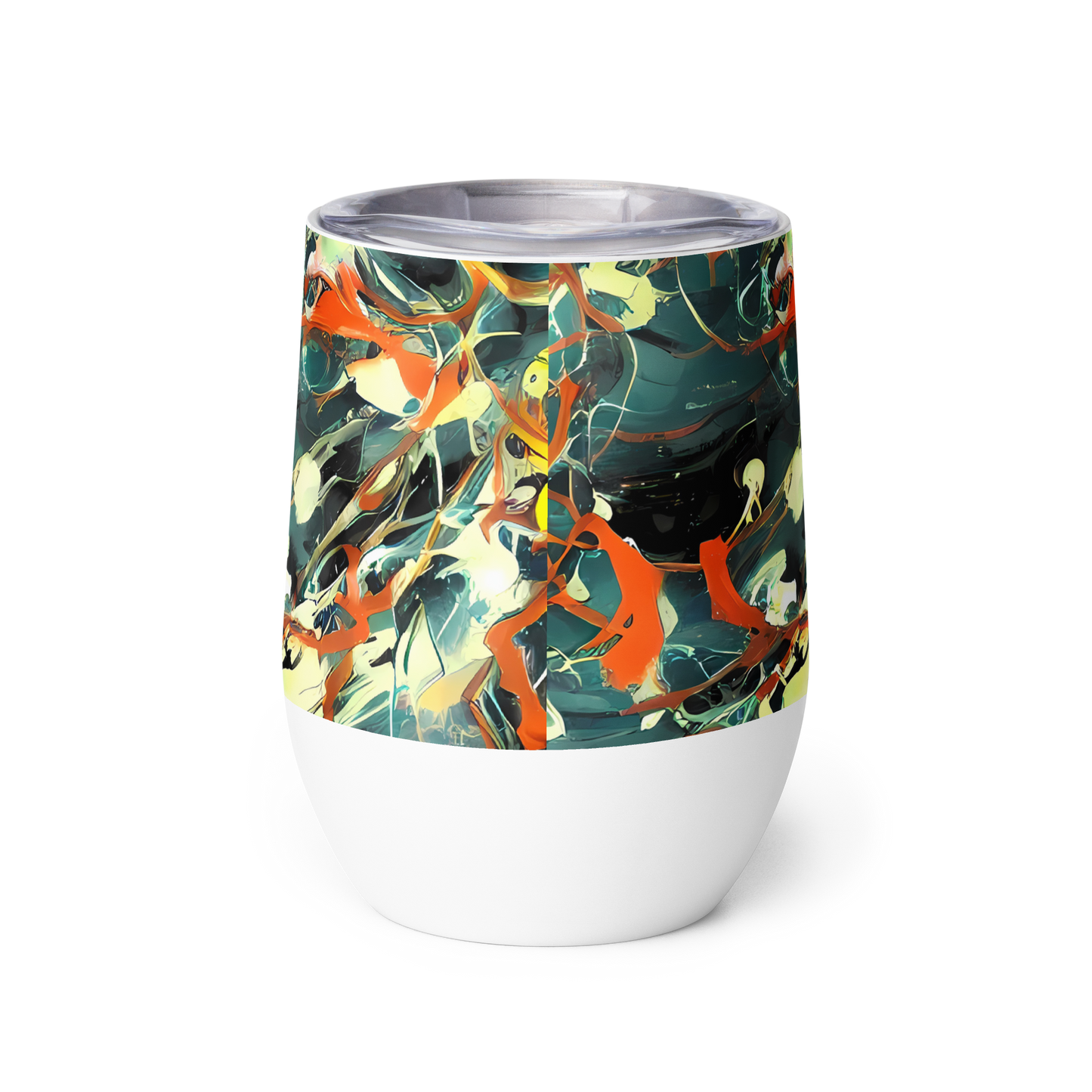 Wine Tumbler - Fluid Firestorm