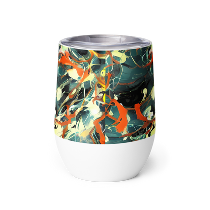 Wine Tumbler - Fluid Firestorm