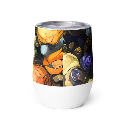 Wine Tumbler - Baroque Blossom