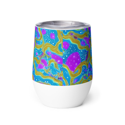 Wine Tumbler - Mystic Waves