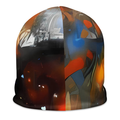 Beanie - Abstract Aqua