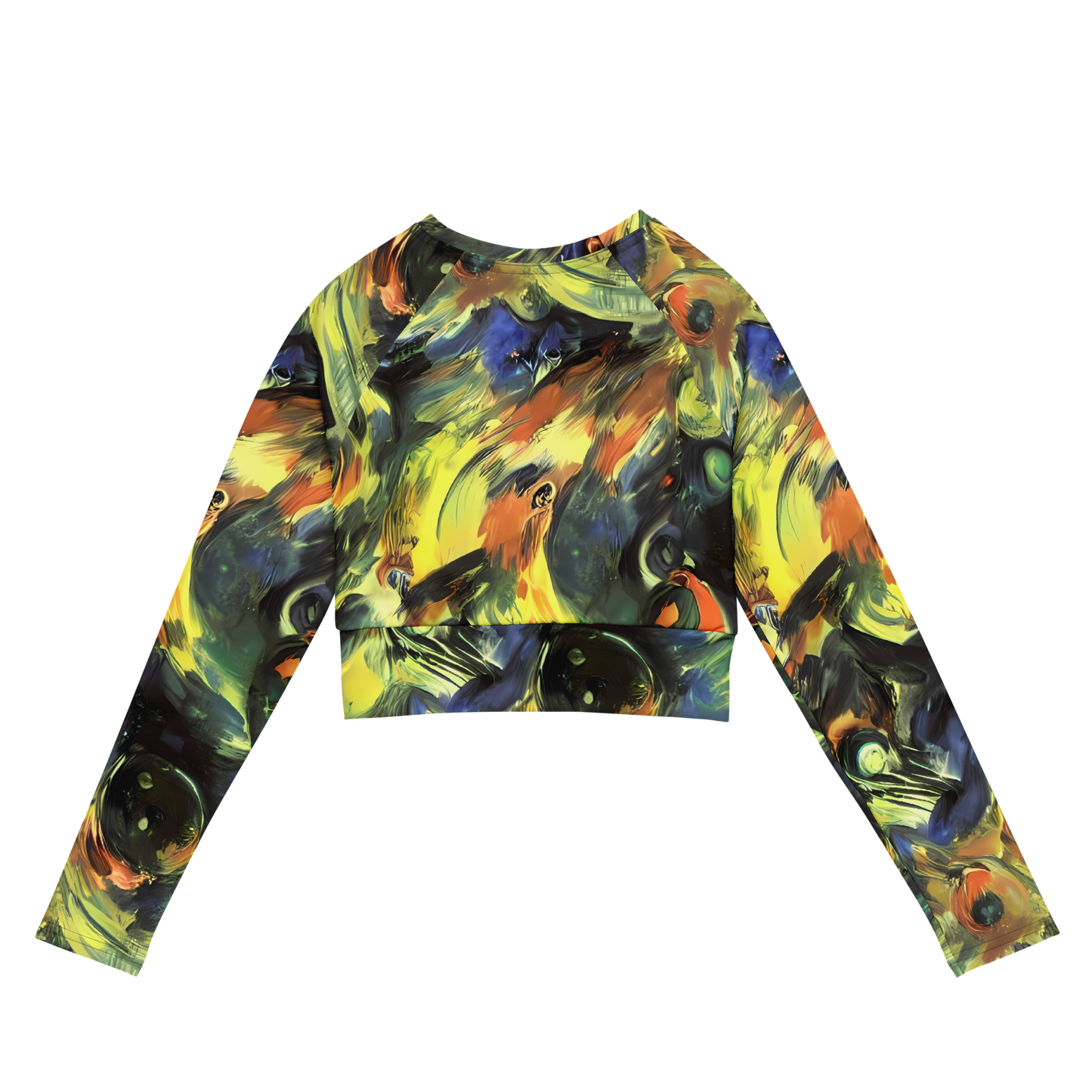 Long Sleeve Crop Top - Seve Swirl
