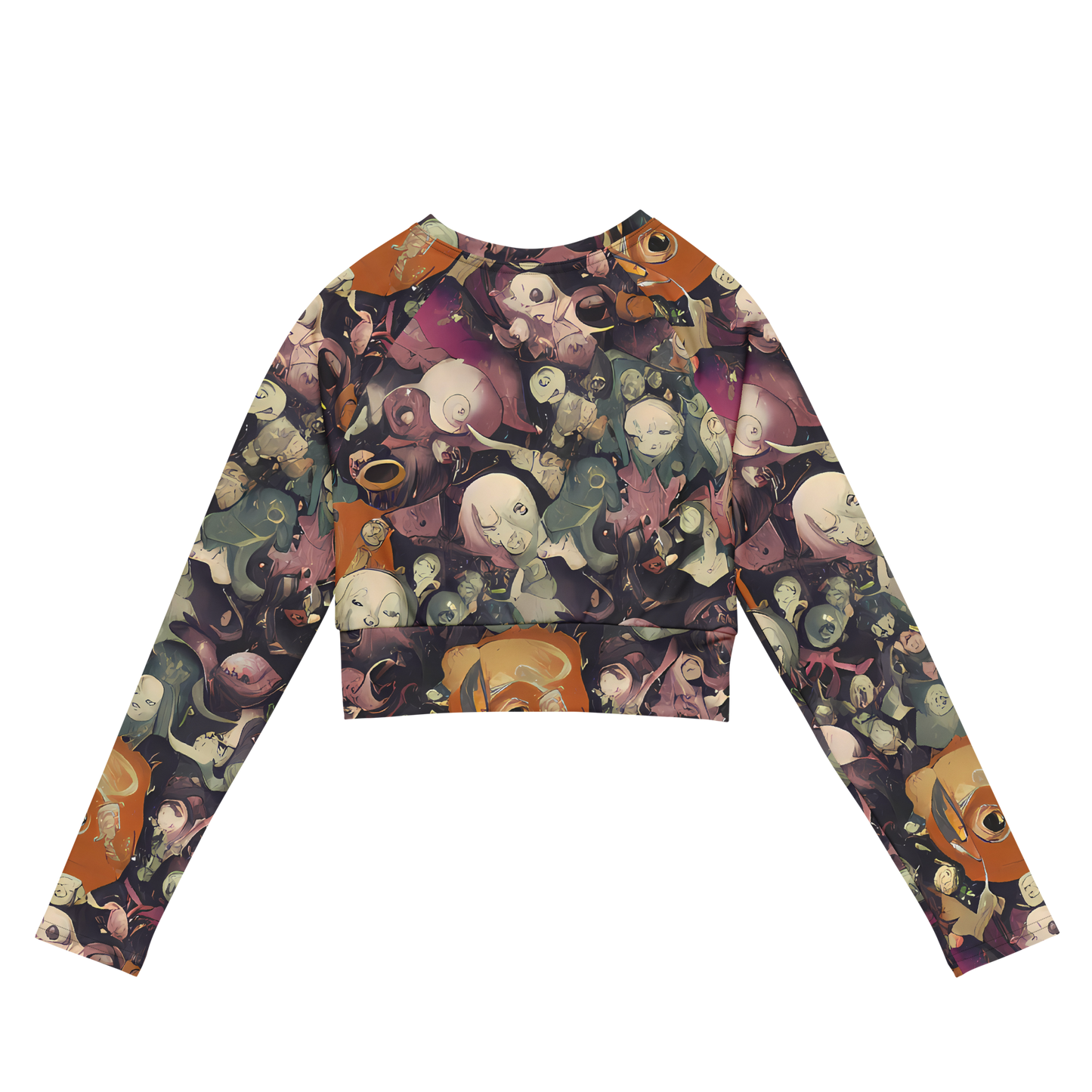 Long Sleeve Crop Top - Visions of the Unseen