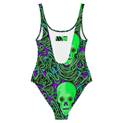 One-Piece Swimsuit - Ghostly Labyrinth