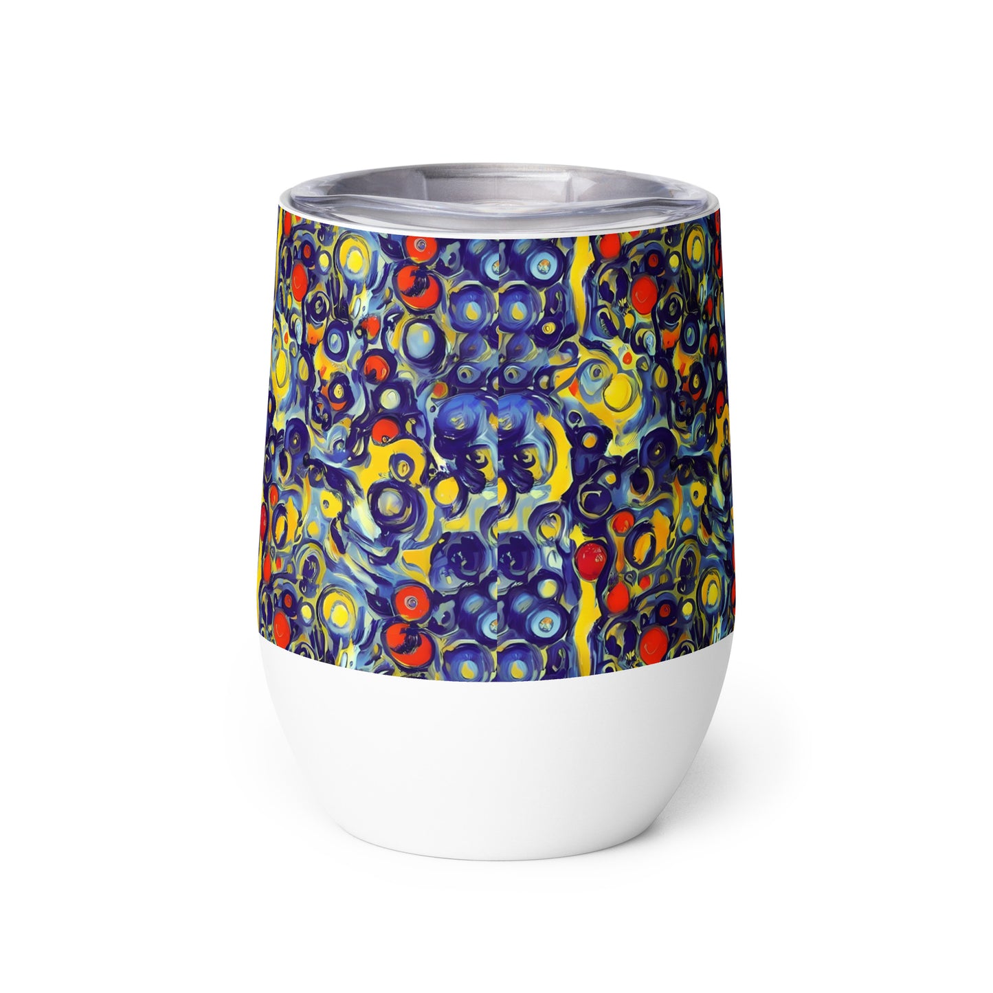 Wine Tumbler - Dynamic Doodles