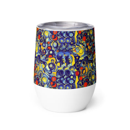 Wine Tumbler - Dynamic Doodles