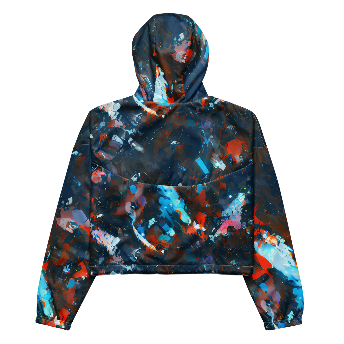 Women's Cropped Windbreaker - Ghenie's Whirl