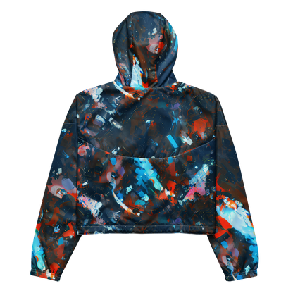 Women's Cropped Windbreaker - Ghenie's Whirl