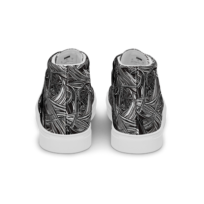 Women's High Top Canvas Shoes - Mesmeric Tangles